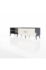 Hyperion TV Ünitesi Tek Raflı Tek Çekmeceli  176x44x51 Antrasit-Çam/Aytaşı