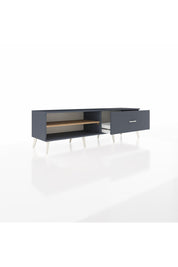 Hyperion TV Ünitesi Tek Raflı Tek Çekmeceli  176x44x51 Antrasit-Çam/Antrasit
