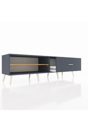 Hyperion TV Ünitesi Tek Raflı Tek Çekmeceli  176x44x51 Antrasit-Çam/Antrasit