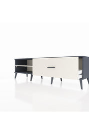 Hyperion TV Ünitesi Tek Raflı Tek Çekmeceli  176x44x51 Antrasit-Aytaşı/Aytaşı