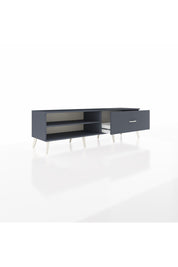 Hyperion TV Ünitesi Tek Raflı Tek Çekmeceli  176x44x51 Antrasit-Antrasit/Antrasit