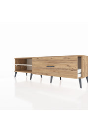 Hyperion TV Ünitesi Tek Raflı Tek Çekmeceli  176x44x51 Çam-Aytaşı/Çam