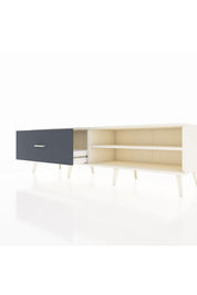 Hyperion TV Ünitesi Tek Raflı Tek Çekmeceli  176x44x51 Aytaşı-Aytaşı/Antrasit