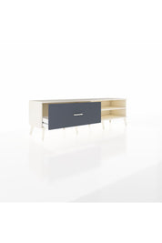 Hyperion TV Ünitesi Tek Raflı Tek Çekmeceli  176x44x51 Aytaşı-Aytaşı/Antrasit