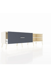 Hyperion TV Ünitesi Tek Raflı Tek Çekmeceli  176x44x51 Aytaşı-Aytaşı/Antrasit