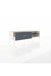 Hyperion TV Ünitesi Tek Raflı Tek Çekmeceli  176x44x51 Aytaşı-Antrasit/Antrasit