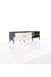 Hyperion TV Ünitesi Tek Raflı Tek Çekmeceli  176x44x51 Antrasit-Çam/Aytaşı