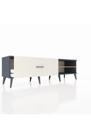 Hyperion TV Ünitesi Tek Raflı Tek Çekmeceli  176x44x51 Antrasit-Çam/Aytaşı