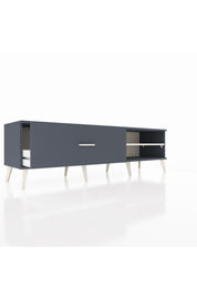 Hyperion TV Ünitesi Tek Raflı Tek Çekmeceli  176x44x51 Antrasit-Aytaşı/Antrasit