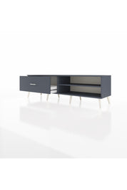 Hyperion TV Ünitesi Tek Raflı Tek Çekmeceli  176x44x51 Antrasit-Antrasit/Antrasit
