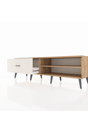 Hyperion TV Ünitesi Tek Raflı Tek Çekmeceli  176x44x51 Çam-Çam/Aytaşı