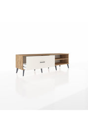 Hyperion TV Ünitesi Tek Raflı Tek Çekmeceli  176x44x51 Çam-Çam/Aytaşı