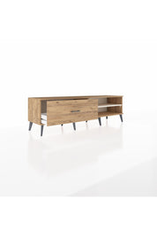 Hyperion TV Ünitesi Tek Raflı Tek Çekmeceli  176x44x51 Çam-Aytaşı/Çam