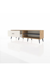 Hyperion TV Ünitesi Tek Raflı Tek Çekmeceli  176x44x51 Çam-Antrasit/Aytaşı