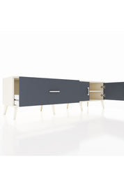 Hyperion TV Ünitesi Tek Raflı Tek Çekmeceli 2 Kapaklı 176x44x51 Aytaşı-Antrasit/Antrasit