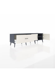 Hyperion TV Ünitesi Tek Raflı Tek Çekmeceli 2 Kapaklı 176x44x51 Antrasit-Aytaşı/Aytaşı