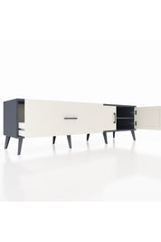 Hyperion TV Ünitesi Tek Raflı Tek Çekmeceli 2 Kapaklı 176x44x51 Antrasit-Aytaşı/Aytaşı