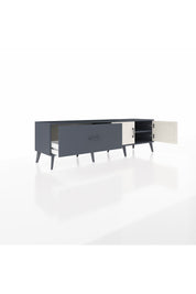 Hyperion TV Ünitesi Tek Raflı Tek Çekmeceli 2 Kapaklı 176x44x51 Antrasit-Aytaşı/Antrasit