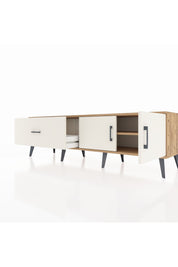 Hyperion TV Ünitesi Tek Raflı Tek Çekmeceli 2 Kapaklı 176x44x51 Çam-Aytaşı/Aytaşı