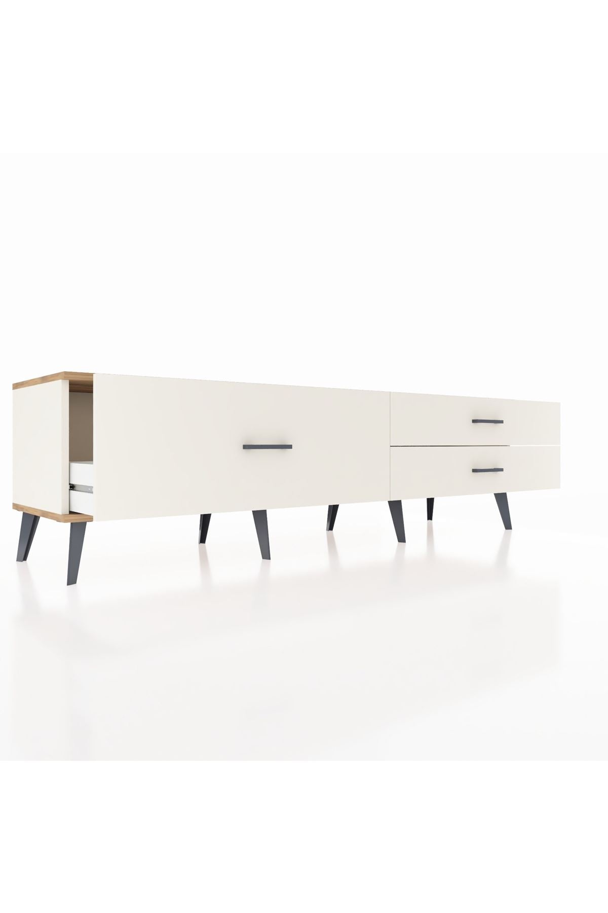 Hyperion TV Ünitesi 3 Çekmeceli  176x44x51 Aytaşı-Çam/Aytaşı