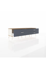 Hyperion TV Ünitesi 3 Çekmeceli  176x44x51 Aytaşı-Çam/Antrasit