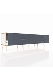 Hyperion TV Ünitesi 3 Çekmeceli  176x44x51 Aytaşı-Çam/Antrasit