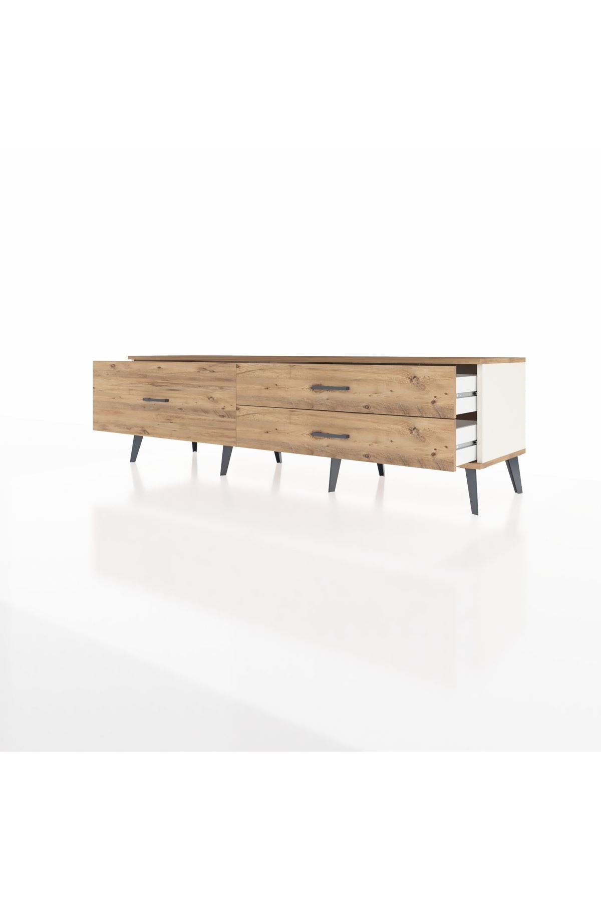 Hyperion TV Ünitesi 3 Çekmeceli  176x44x51 Aytaşı-Çam/Çam