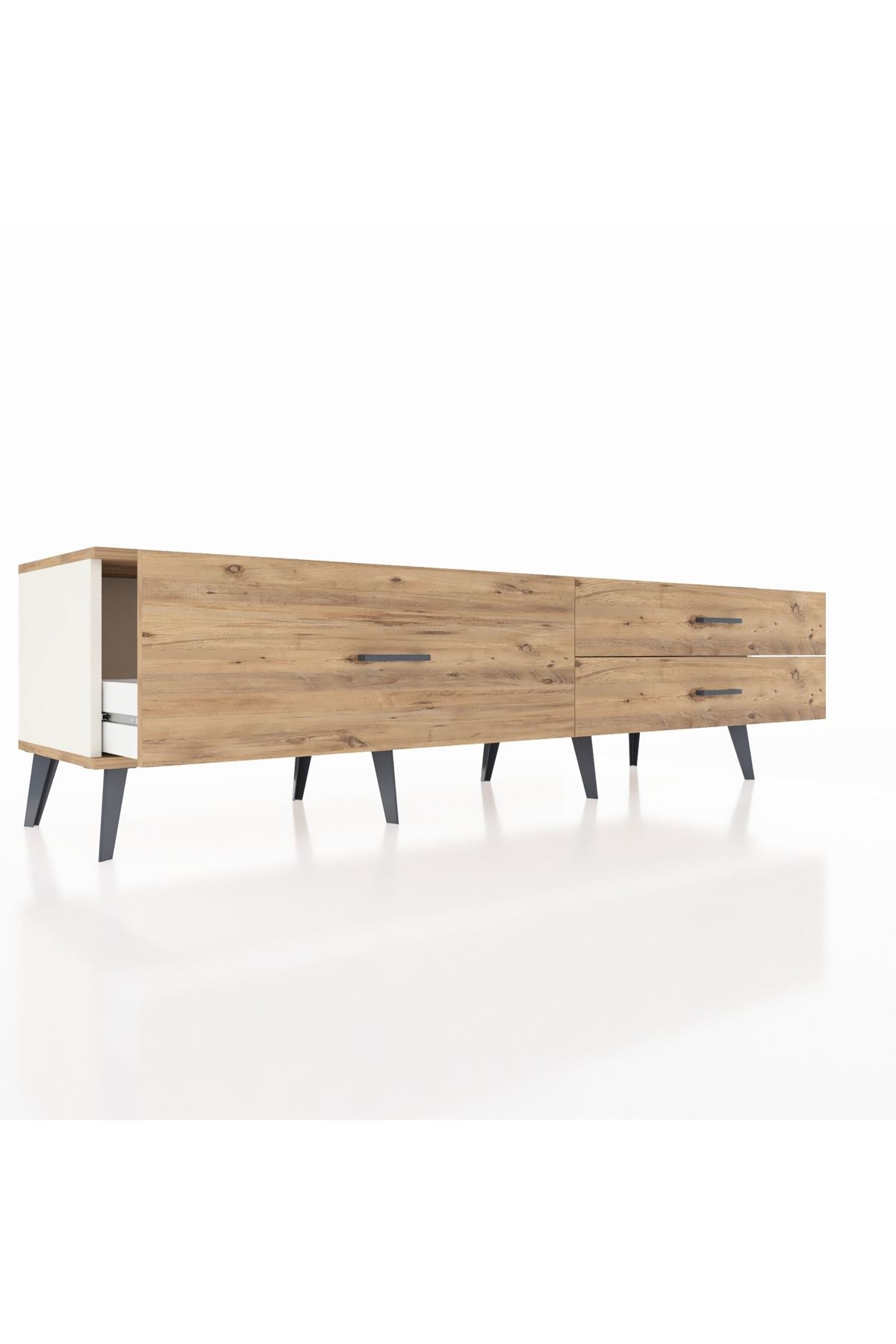 Hyperion TV Ünitesi 3 Çekmeceli  176x44x51 Aytaşı-Çam/Çam