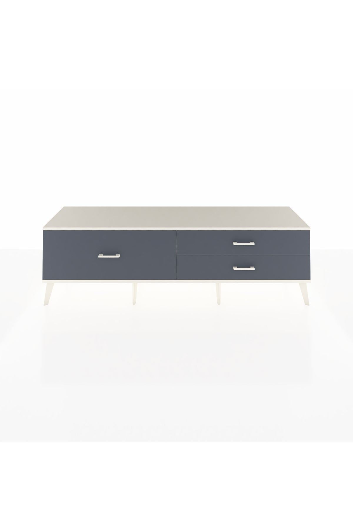 Hyperion TV Ünitesi 3 Çekmeceli  176x44x51 Aytaşı-Aytaşı/Antrasit