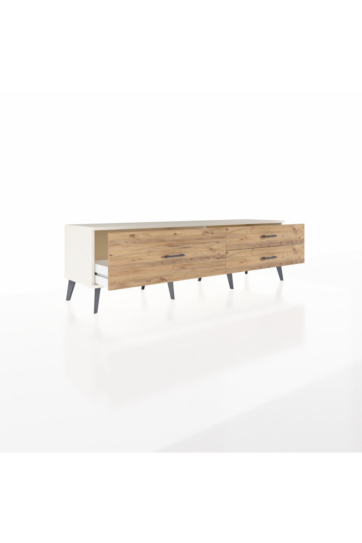 Hyperion TV Ünitesi 3 Çekmeceli  176x44x51 Aytaşı-Aytaşı/Çam