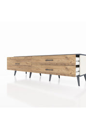 Hyperion TV Ünitesi 3 Çekmeceli  176x44x51 Aytaşı-Antrasit/Çam