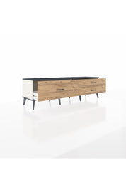 Hyperion TV Ünitesi 3 Çekmeceli  176x44x51 Aytaşı-Antrasit/Çam