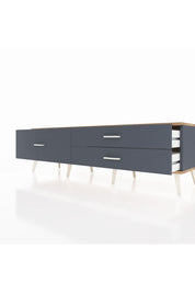 Hyperion TV Ünitesi 3 Çekmeceli  176x44x51 Antrasit-Çam/Antrasit