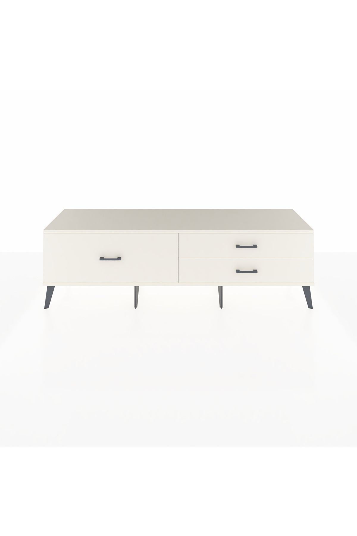 Hyperion TV Ünitesi 3 Çekmeceli  176x44x51 Antrasit-Aytaşı/Aytaşı