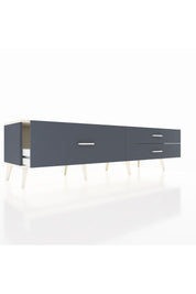 Hyperion TV Ünitesi 3 Çekmeceli  176x44x51 Antrasit-Aytaşı/Antrasit