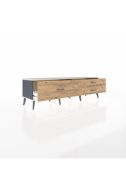 Hyperion TV Ünitesi 3 Çekmeceli  176x44x51 Antrasit-Aytaşı/Çam