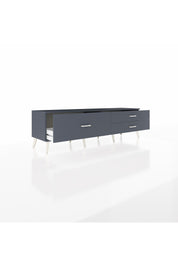 Hyperion TV Ünitesi 3 Çekmeceli  176x44x51 Antrasit-Antrasit/Antrasit