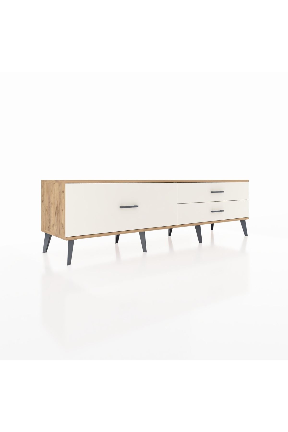 Hyperion TV Ünitesi 3 Çekmeceli  176x44x51 Çam-Çam/Aytaşı