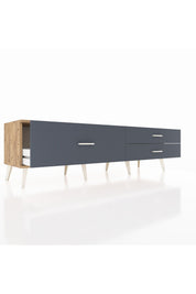 Hyperion TV Ünitesi 3 Çekmeceli  176x44x51 Çam-Çam/Antrasit