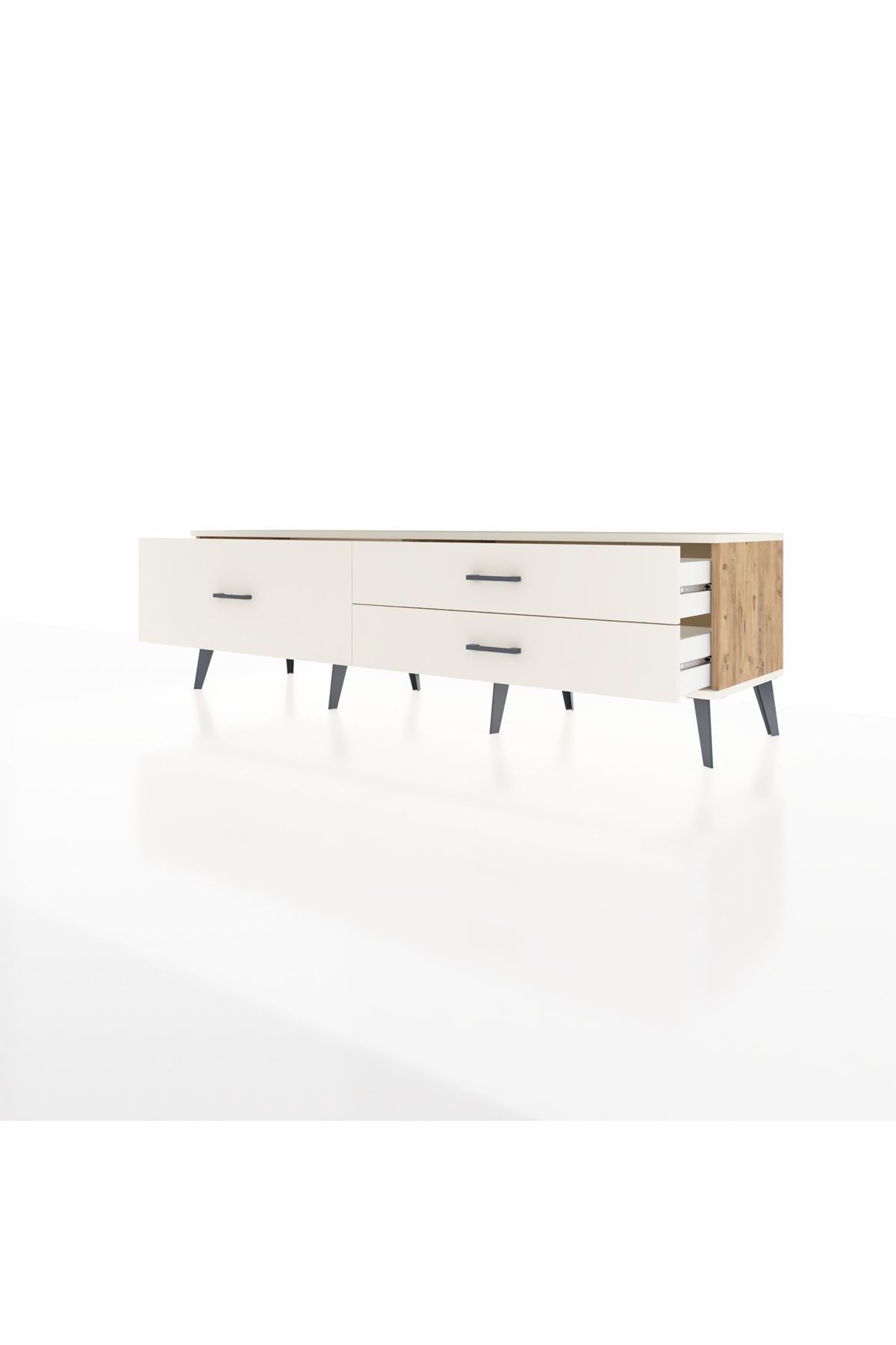 Hyperion TV Ünitesi 3 Çekmeceli  176x44x51 Çam-Aytaşı/Aytaşı