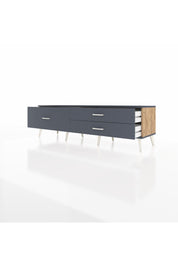 Hyperion TV Ünitesi 3 Çekmeceli  176x44x51 Çam-Antrasit/Antrasit