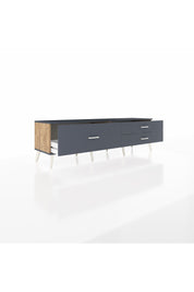 Hyperion TV Ünitesi 3 Çekmeceli  176x44x51 Çam-Antrasit/Antrasit