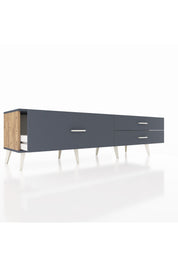 Hyperion TV Ünitesi 3 Çekmeceli  176x44x51 Çam-Antrasit/Antrasit