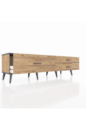 Hyperion TV Ünitesi 3 Çekmeceli  176x44x51 Çam-Antrasit/Çam