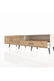 Hyperion TV Ünitesi Tek Raflı 2 Çekmeceli  176x44x51 Aytaşı-Çam/Çam
