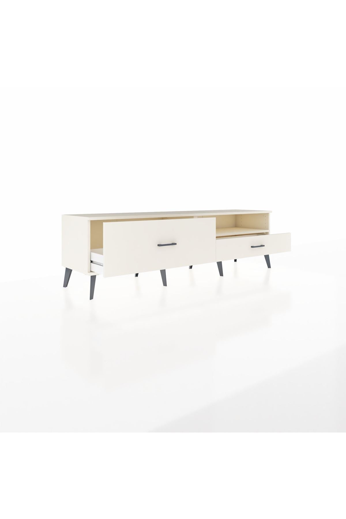 Hyperion TV Ünitesi Tek Raflı 2 Çekmeceli  176x44x51 Aytaşı-Aytaşı/Aytaşı