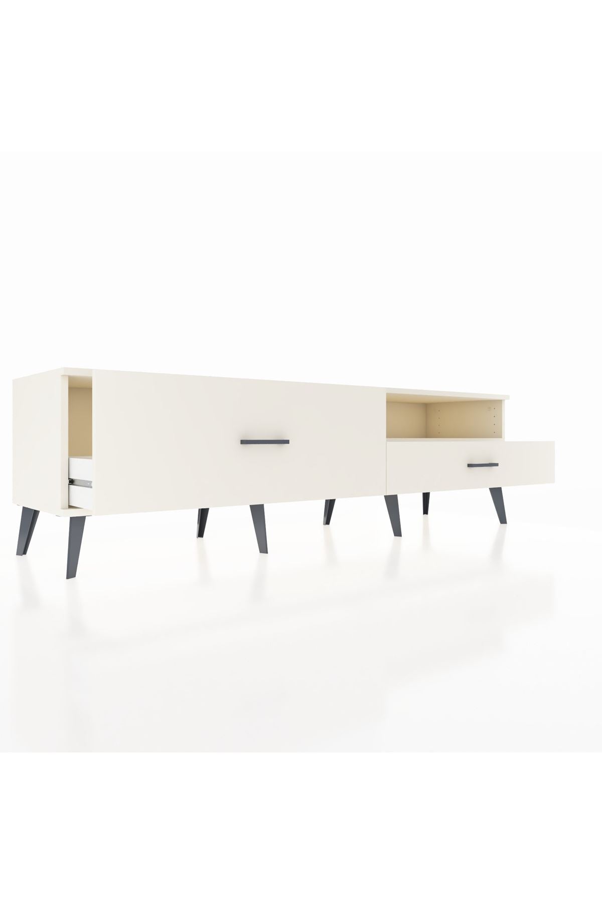 Hyperion TV Ünitesi Tek Raflı 2 Çekmeceli  176x44x51 Aytaşı-Aytaşı/Aytaşı