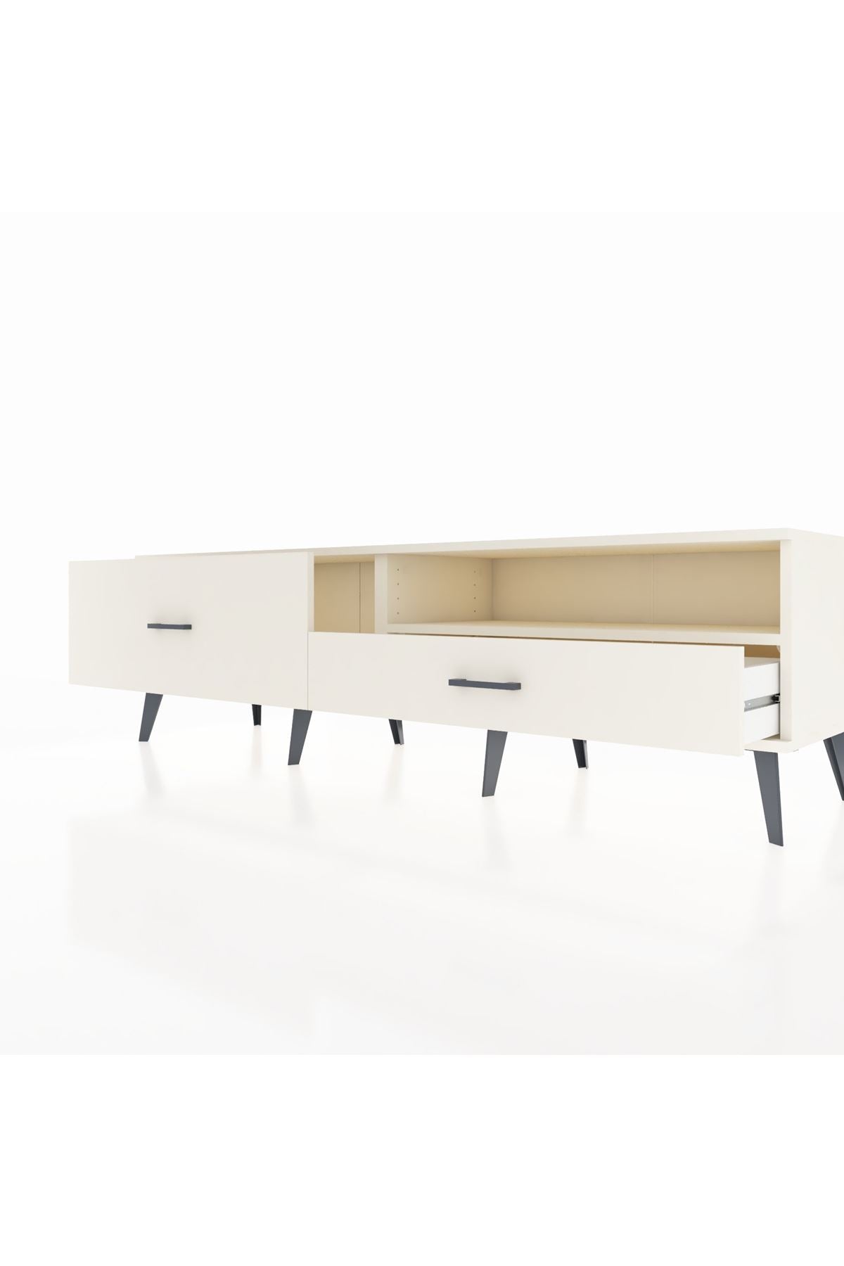 Hyperion TV Ünitesi Tek Raflı 2 Çekmeceli  176x44x51 Aytaşı-Aytaşı/Aytaşı