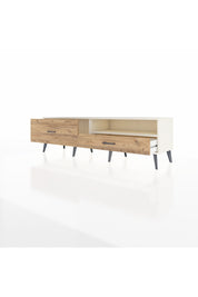 Hyperion TV Ünitesi Tek Raflı 2 Çekmeceli  176x44x51 Aytaşı-Aytaşı/Çam