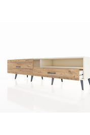 Hyperion TV Ünitesi Tek Raflı 2 Çekmeceli  176x44x51 Aytaşı-Aytaşı/Çam
